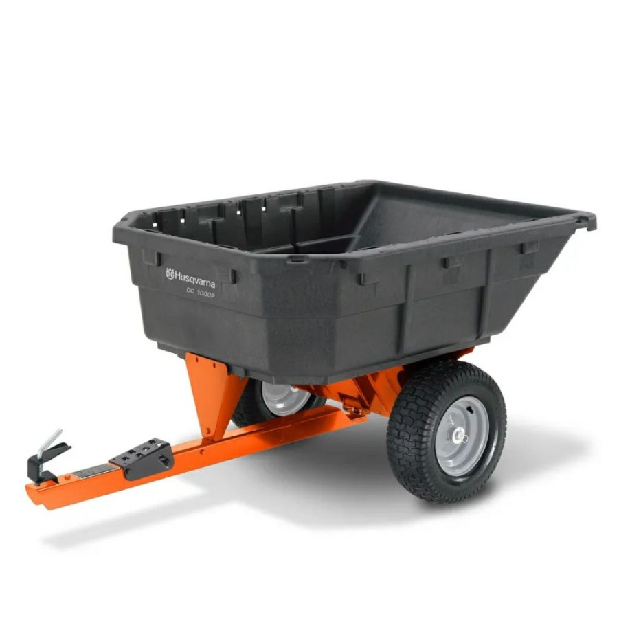 Mower Accessories * | Husqvarna Swivel Poly Dump Cart 12.5 Cu. Ft #584401901