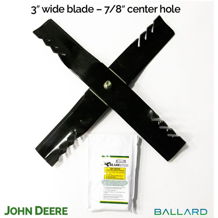 Mower Accessories * | Ballard X-Blade Adapter Kit 3 W X 15/16 Center Hole 3-Pk (1 Mower) #Xbjd-1