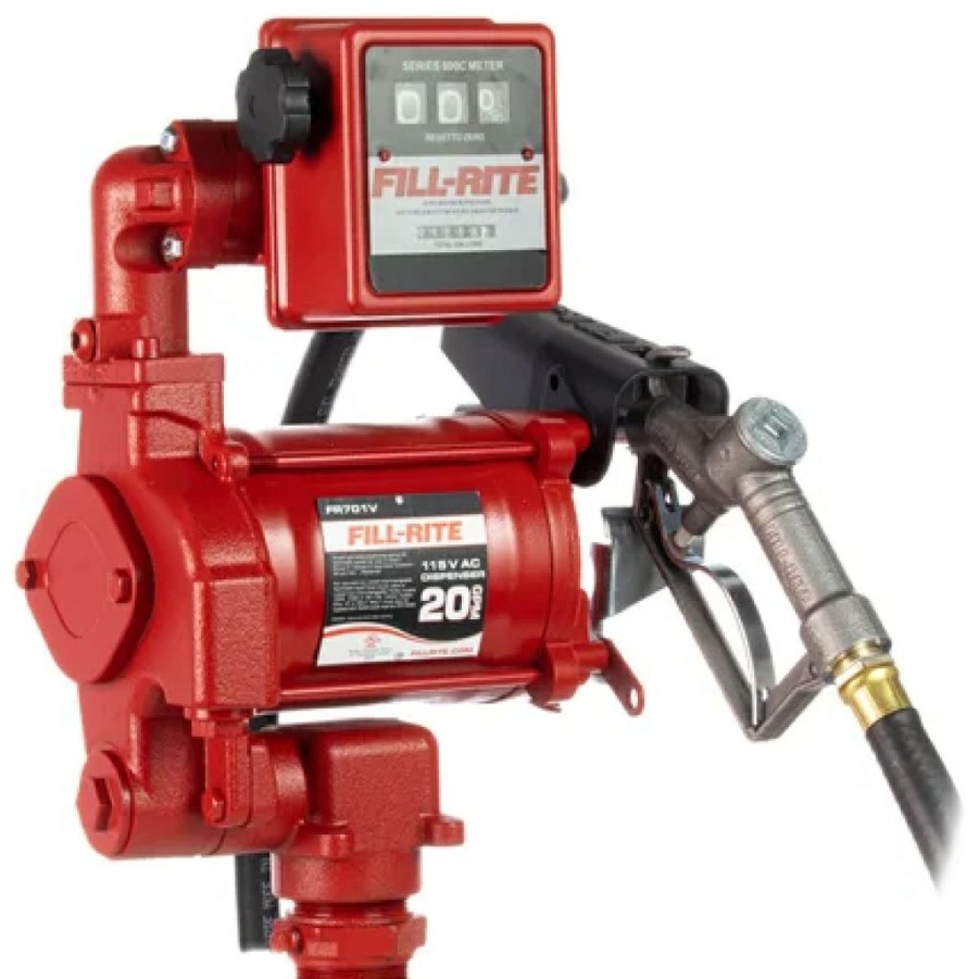 Fuel Accessories * | Fill-Rite 115V 20 Gpm Fuel Transfer Pump W/ Meter #Fr701V