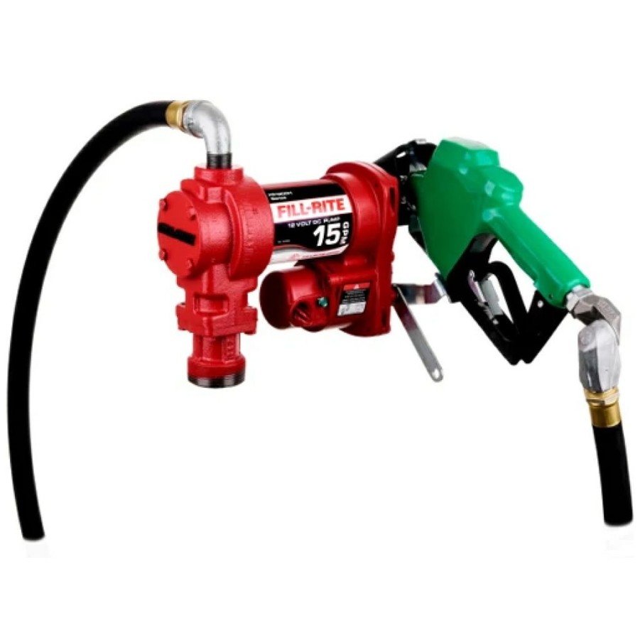 Fuel Accessories * | Fill-Rite 12V Dc 15 Gpm Fuel Transfer Pump W/ Nozzle & Swivel #Fr1220Hdsq