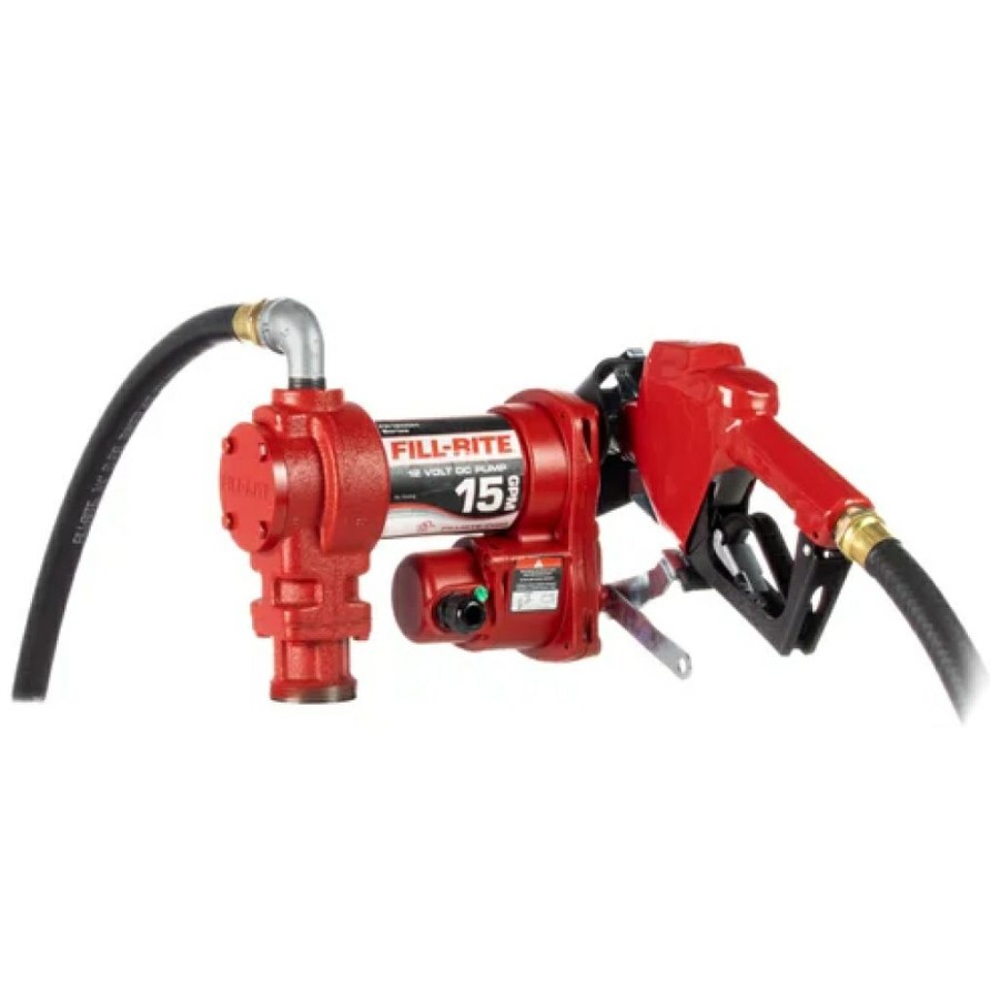 Fuel Accessories * | Fill-Rite 12V 15 Gpm Fuel Transfer Pump W/ Auto Nozzle #Fr1210Ha