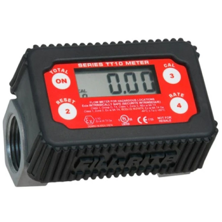 Fuel Accessories * | Fill-Rite 2-35 Gpm 4-Digit Digital Fuel Transfer Meter #Tt10An