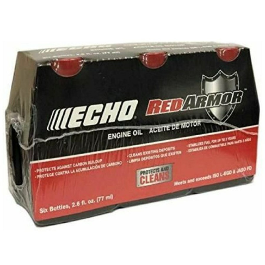 Chainsaw/Polesaw Accessories * | Echo Red Armor Oil 2-Cycle 2.6Oz 6-Pk #6550001