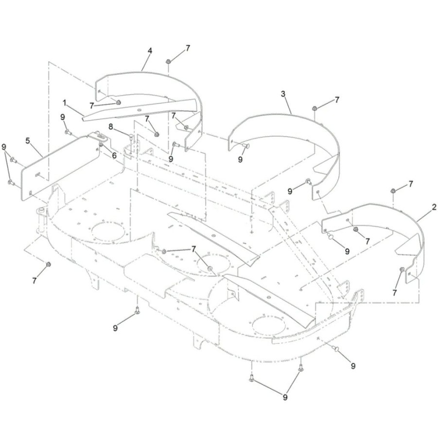 Mower Accessories * | Toro Titan Hd 1500/2000 60 Mulch Kit #126-8703